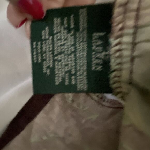 RARE! Ralph Lauren BRITTANY Purple QUEEN BED SKIRT Floral FLOWERS  EUC Vintage - Picture 5 of 5